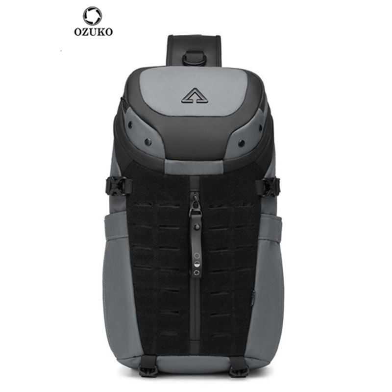 Men Accessories For Travel - Ozuko Chest Bag Cross Bag Men