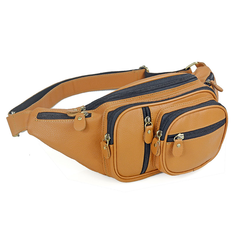 Men Genuine Leather Waist Pack - đánh giá và giá Men Accessories For Travel