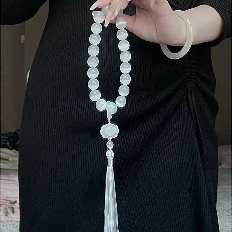 Mèo-Đá Mắt Hạt 12Mm Sen Tua Ru - đánh giá và giá Bead Bracelet Men