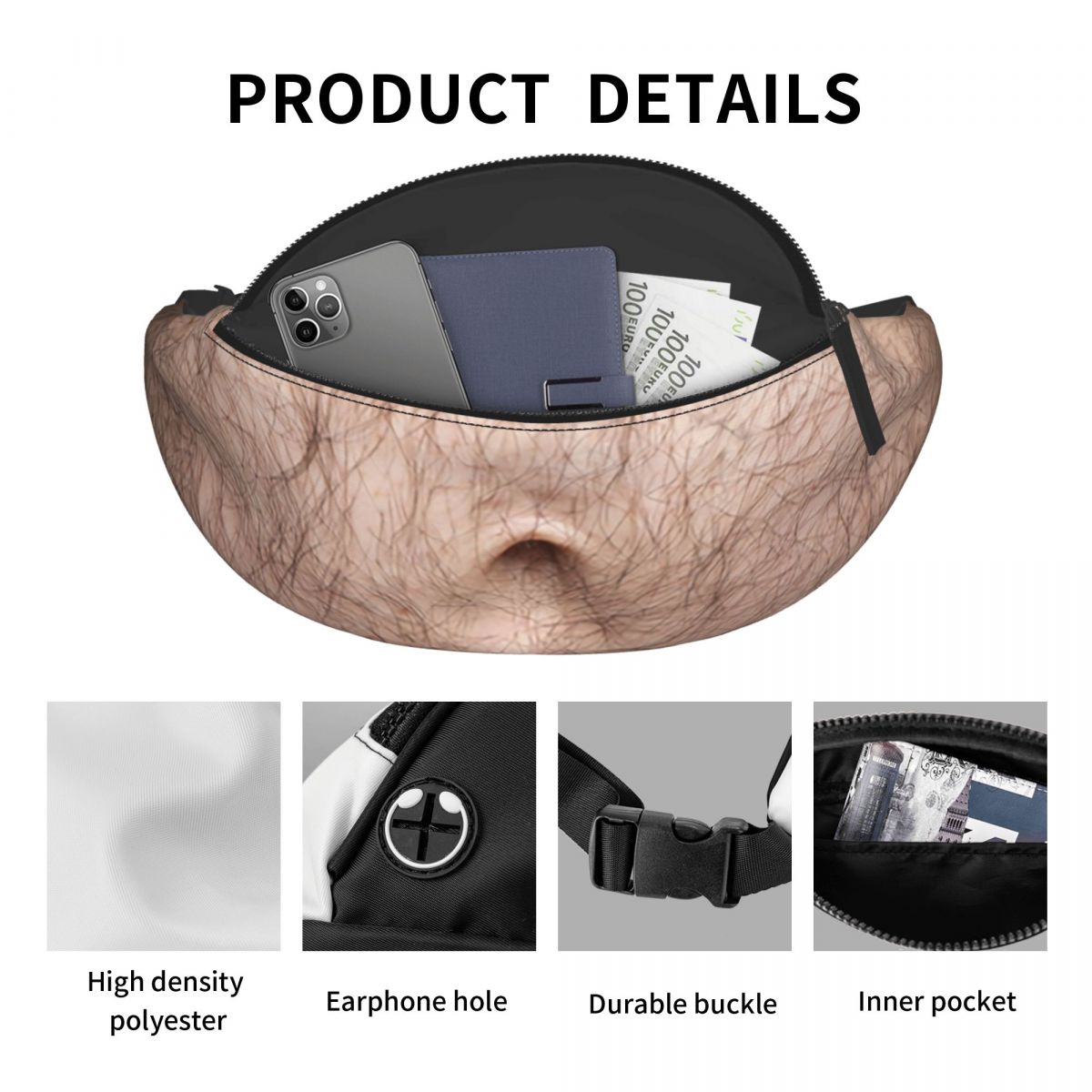 Beer Fat Belly Fanny Pack Men  - đánh giá và giá Men Accessories For Travel