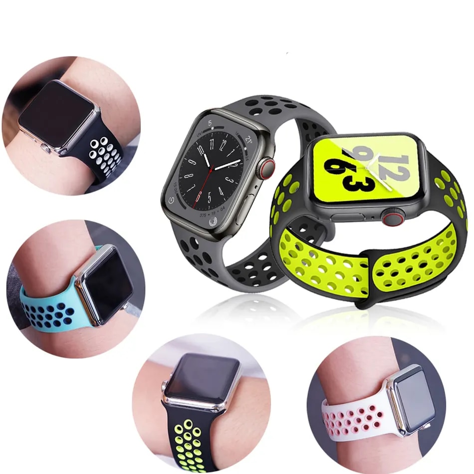 Silicone Strap For apple Watch - đánh giá và giá Men'S Accessories Nike